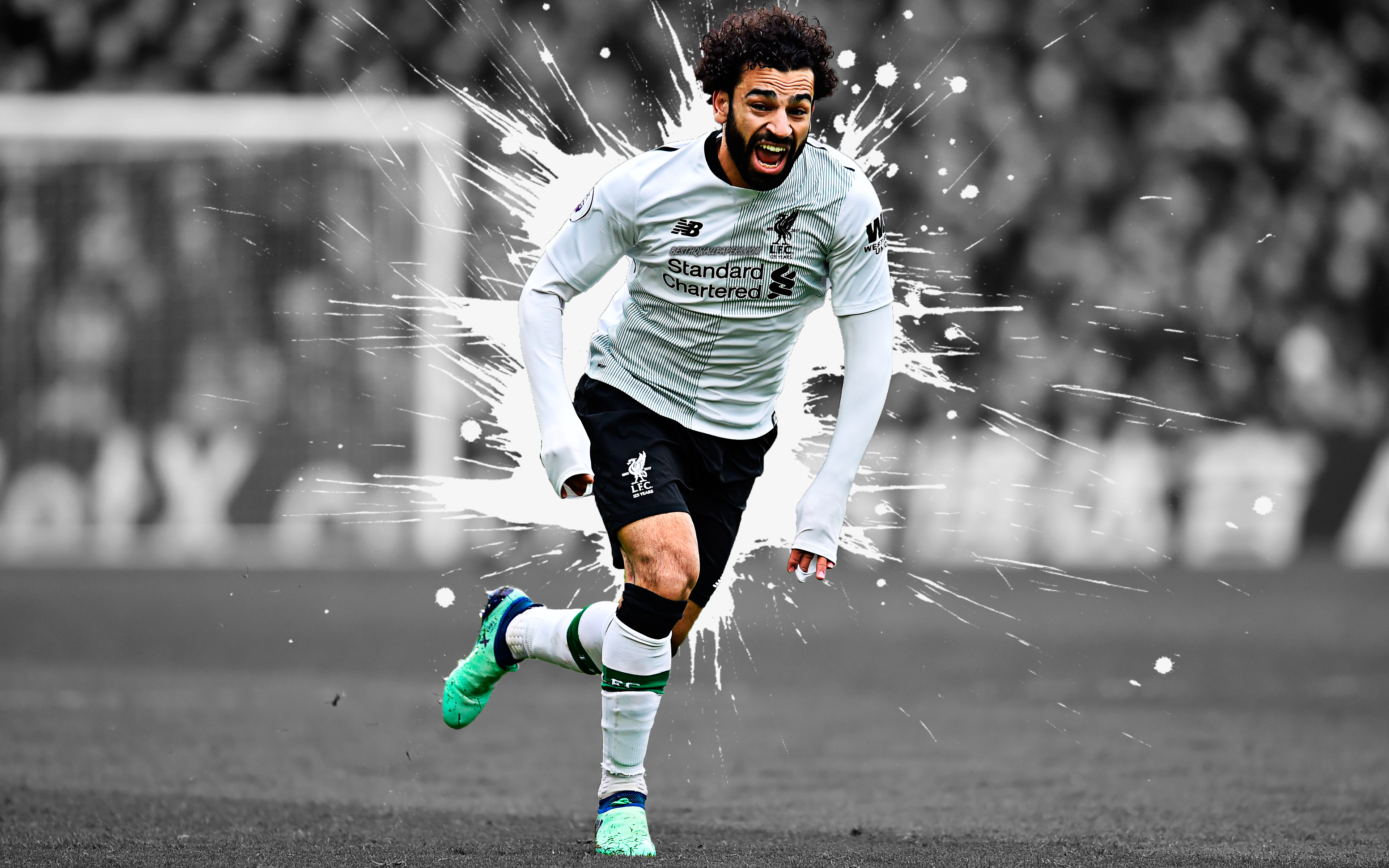 Mohamed Salah Hd Wallpaper 4k - HD Wallpaper 