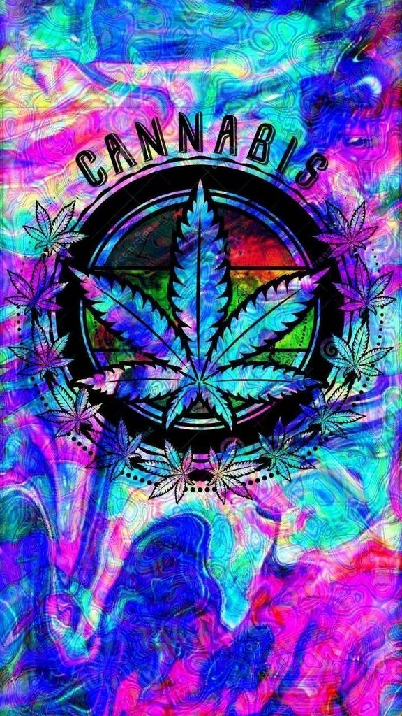 Trippy Weed Background - HD Wallpaper 