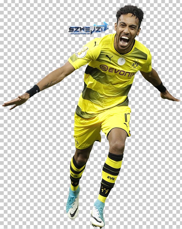 Pierre-emerick Aubameyang Borussia Dortmund Soccer - Player - HD Wallpaper 