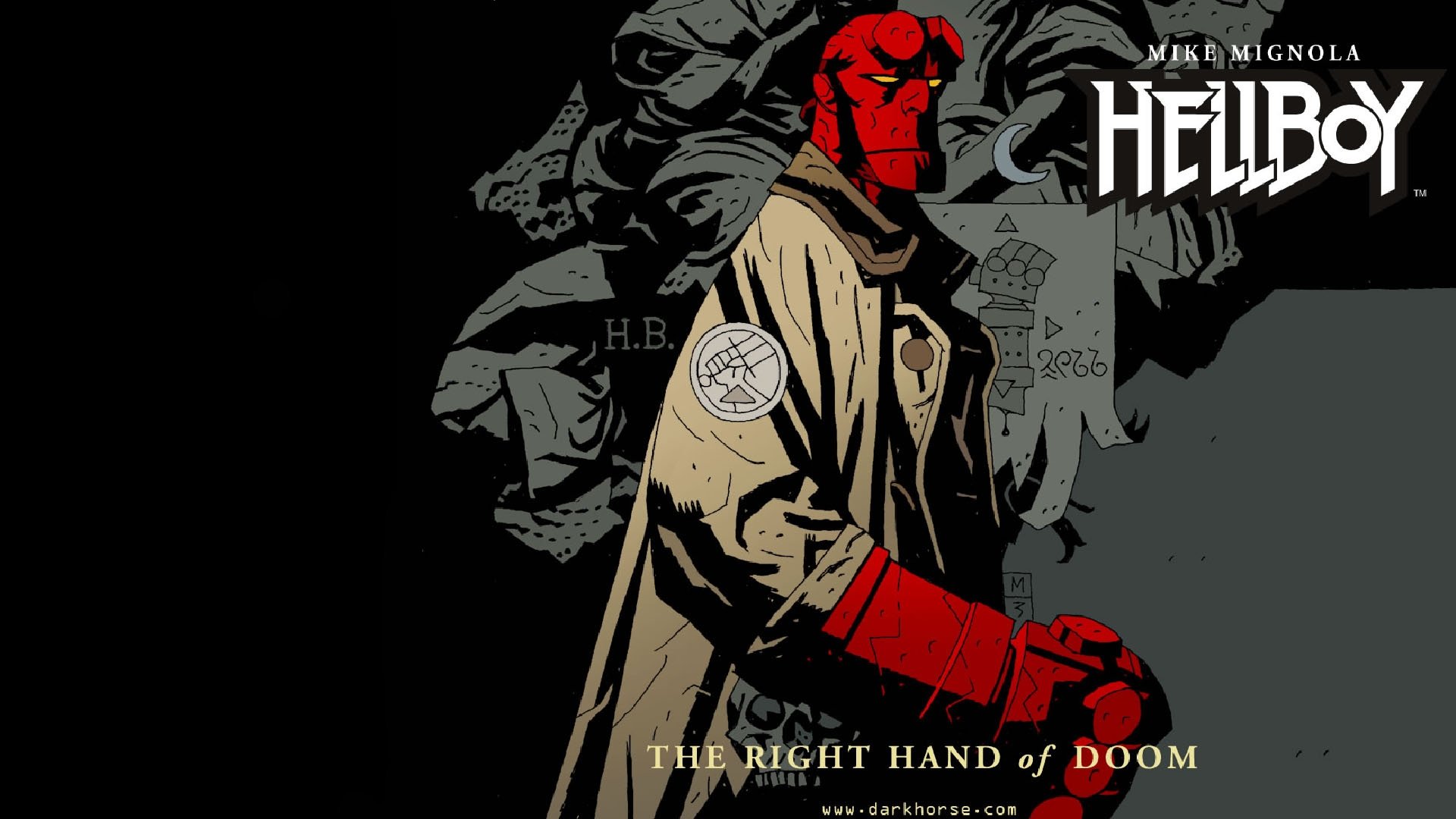 Download Hd Hellboy Computer Wallpaper Id - Hellboy Comic - HD Wallpaper 