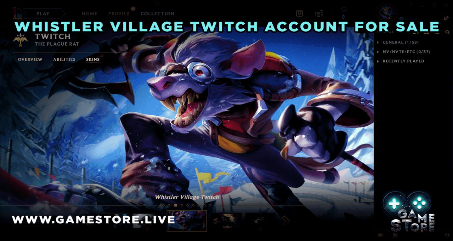 Whistler Village Twitch Skin With Account For Sale - League Of Legends Wallpapers Full Hd - HD Wallpaper 