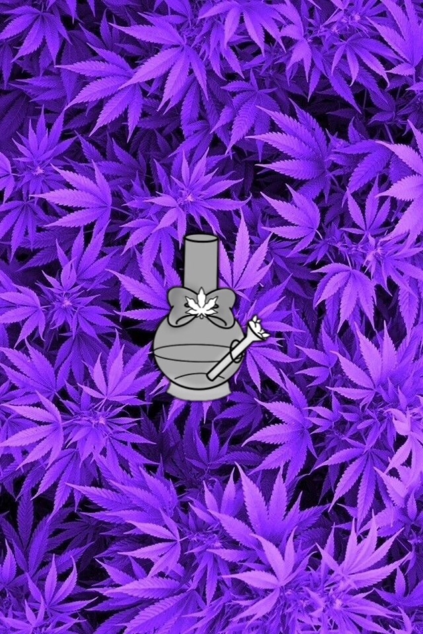 Weed, Purple, And Marijuana Image - Weed Wallpaper Iphone Xr - HD Wallpaper 