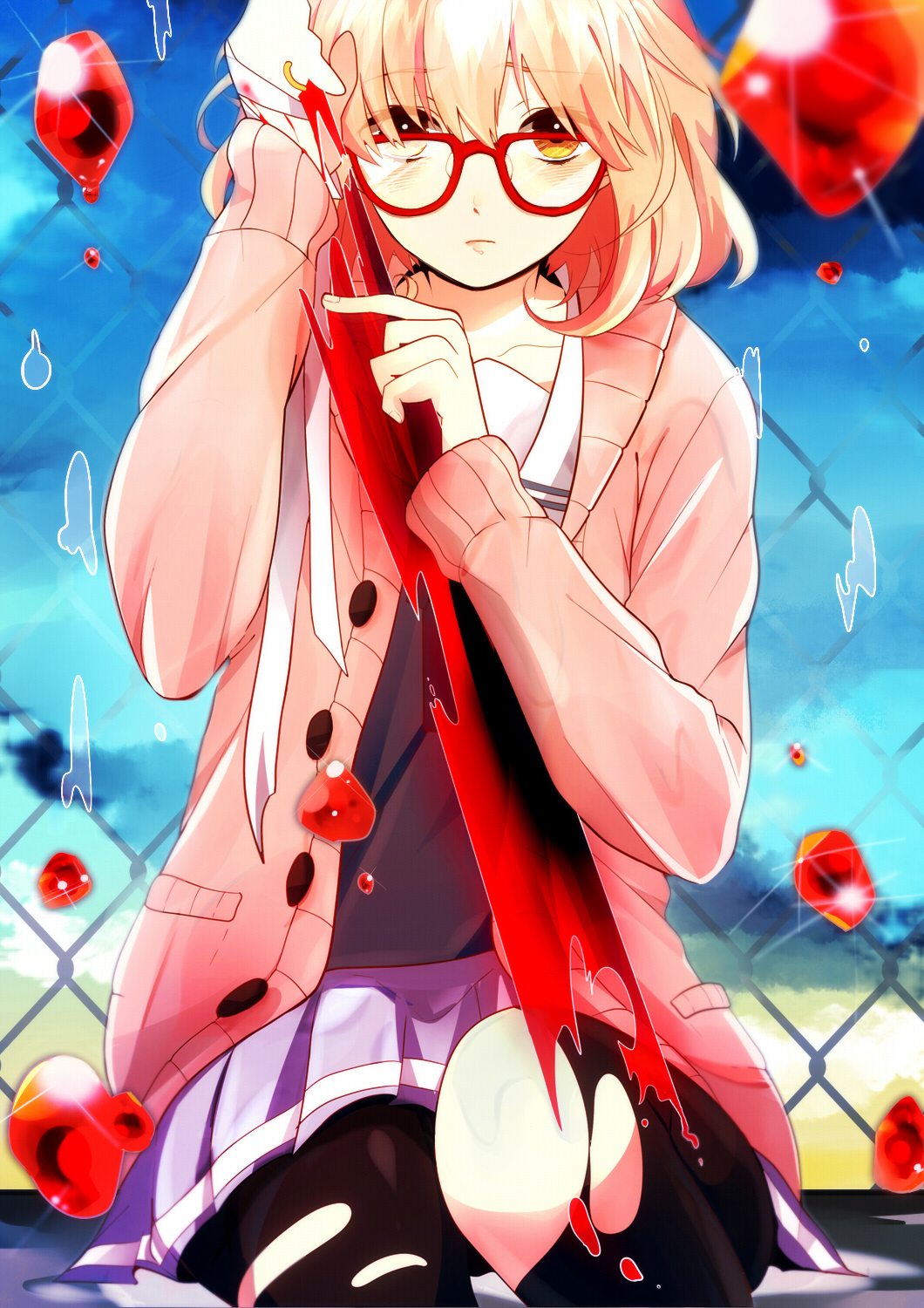 Kyoukai No Kanata Wallpaper Phone - HD Wallpaper 