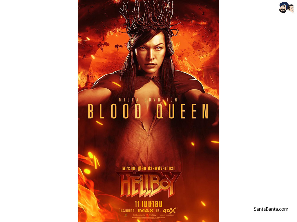 Hellboy Movie - Hellboy 2019 Blood Queen - HD Wallpaper 