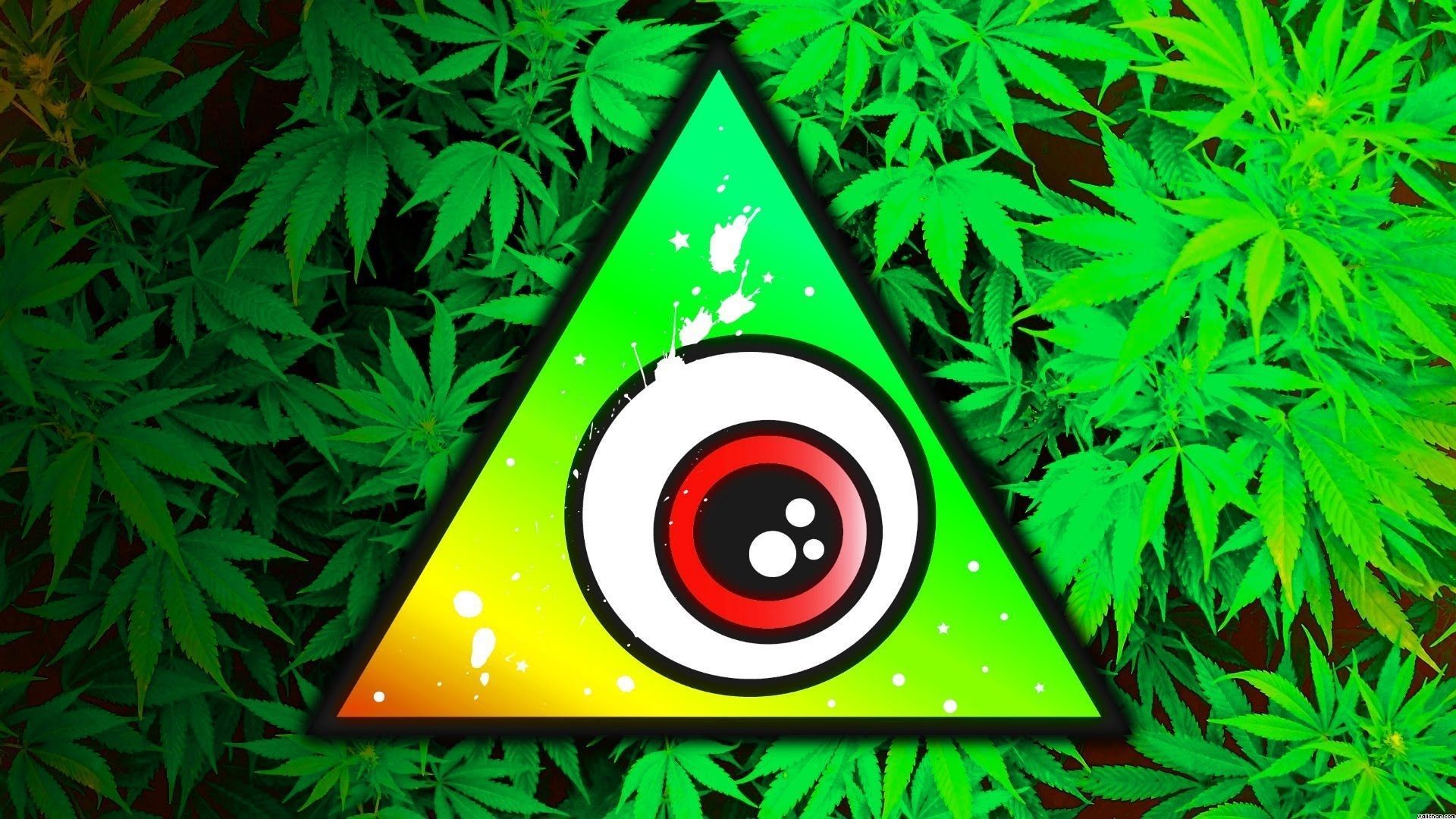 Trippy Stoner Wallpapers Gallery - 1080 X 1080 Weed - HD Wallpaper 