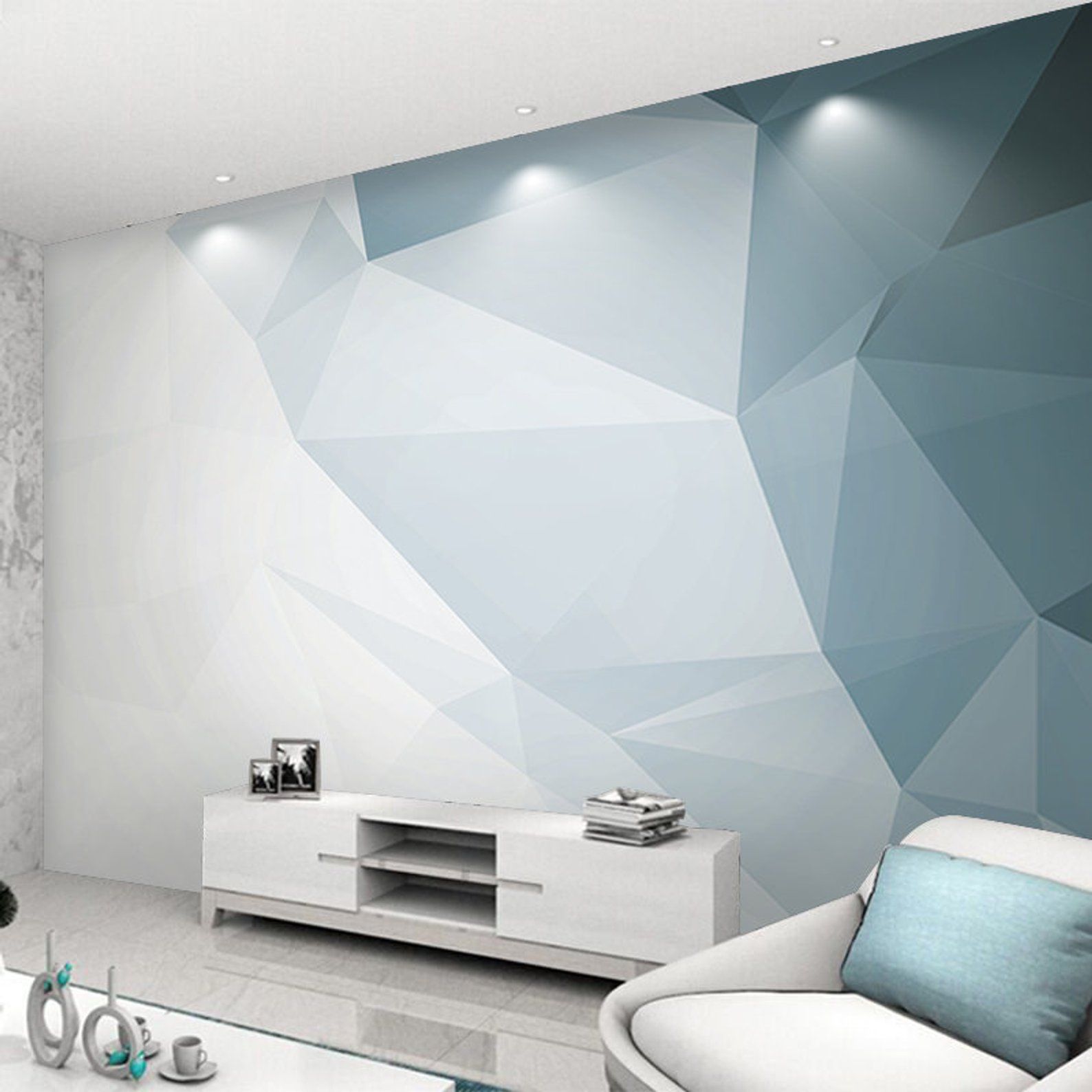 Modern Geometric Wall Pattern - HD Wallpaper 