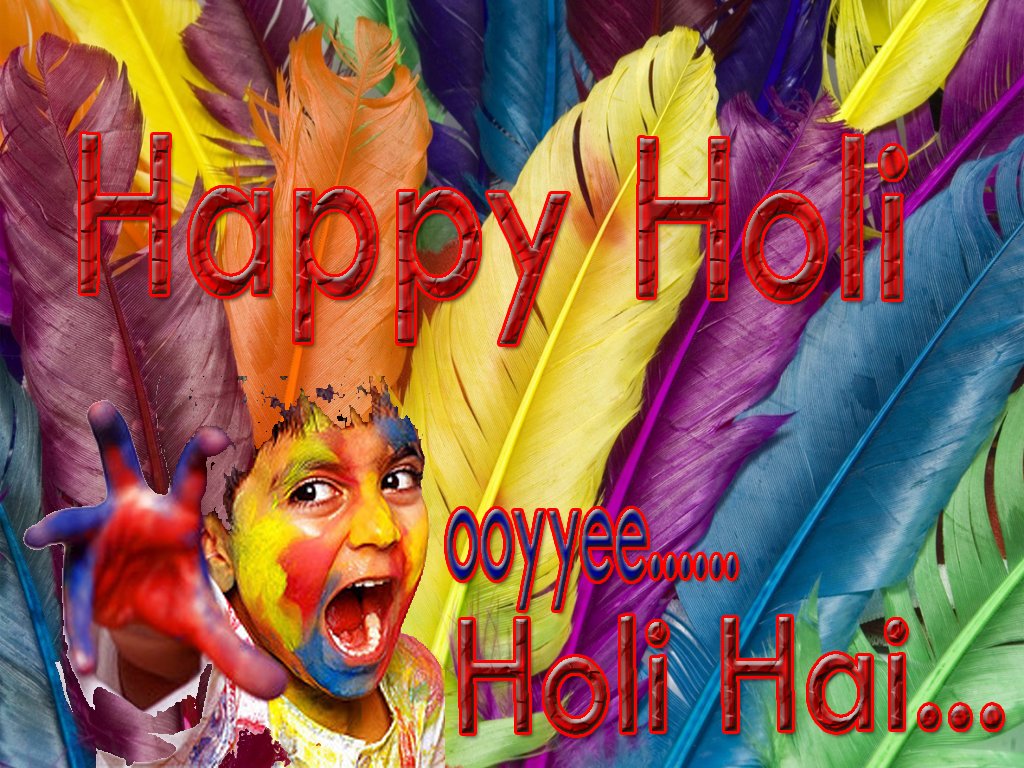 Happy Holi 2013 Wallpaper In Hd - Full Hd Happy Holi - HD Wallpaper 