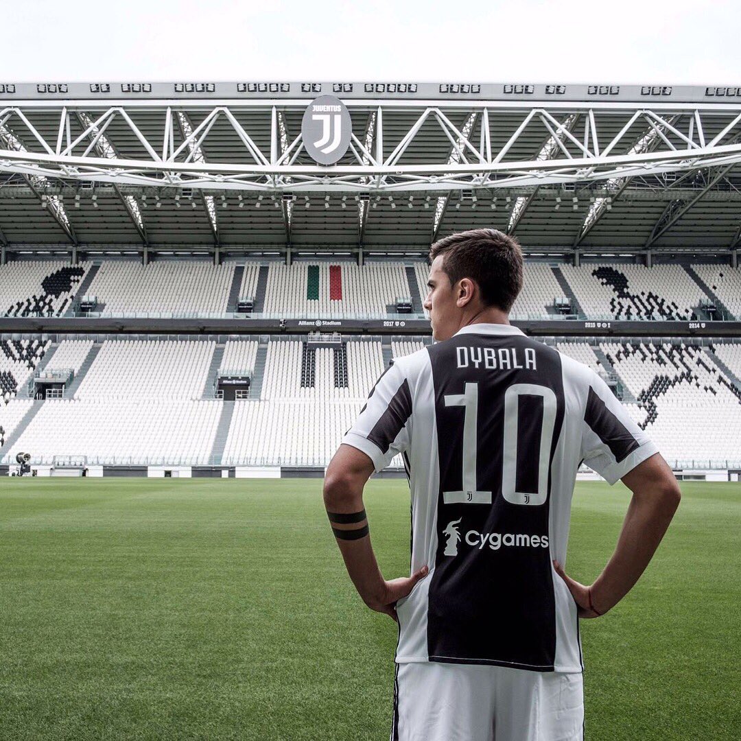 Dybala Dons His New Shirt At The Allianz Stadium - Juventus Stadium - HD Wallpaper 