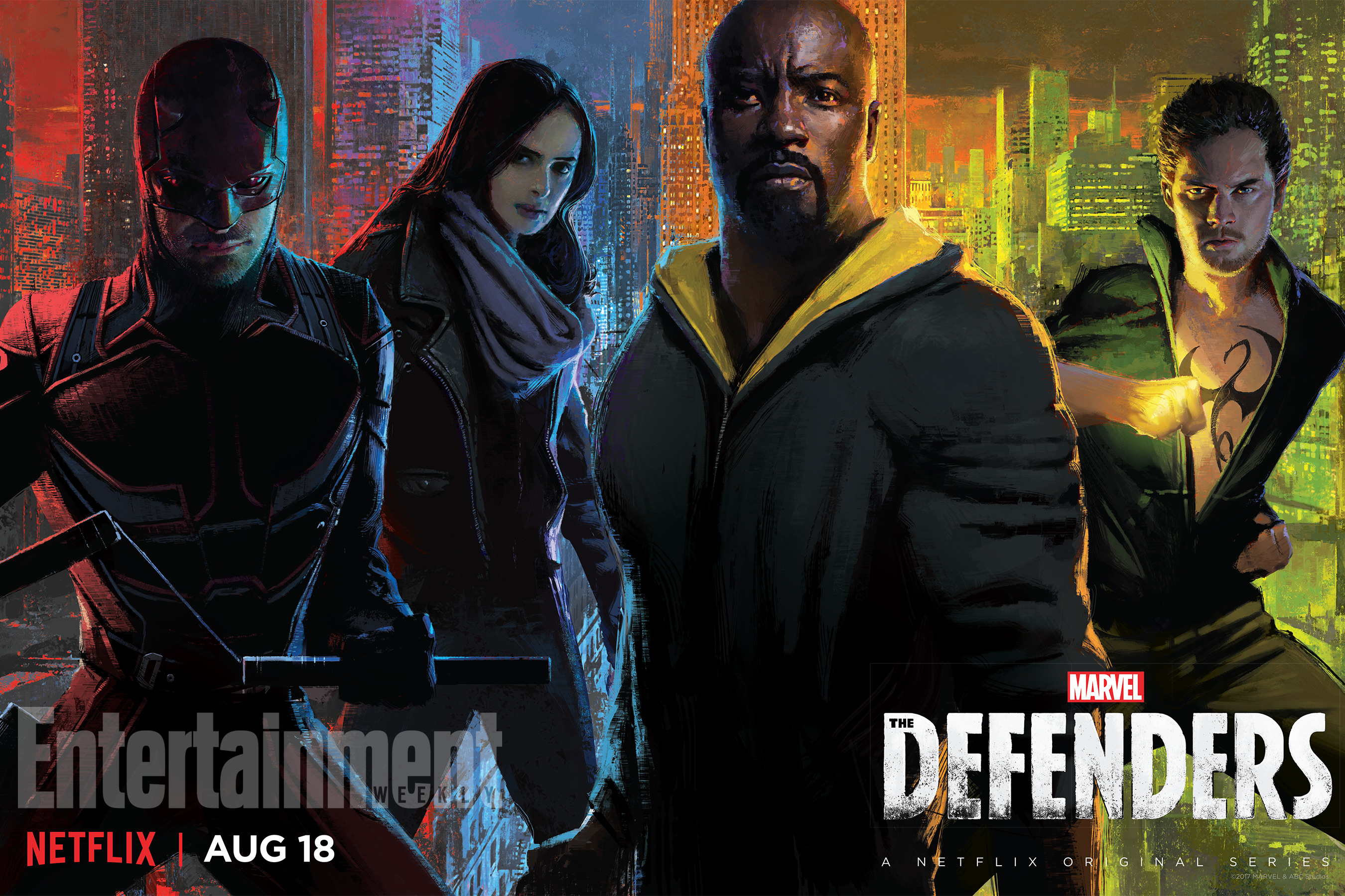 Marvel The Defenders Poster - HD Wallpaper 