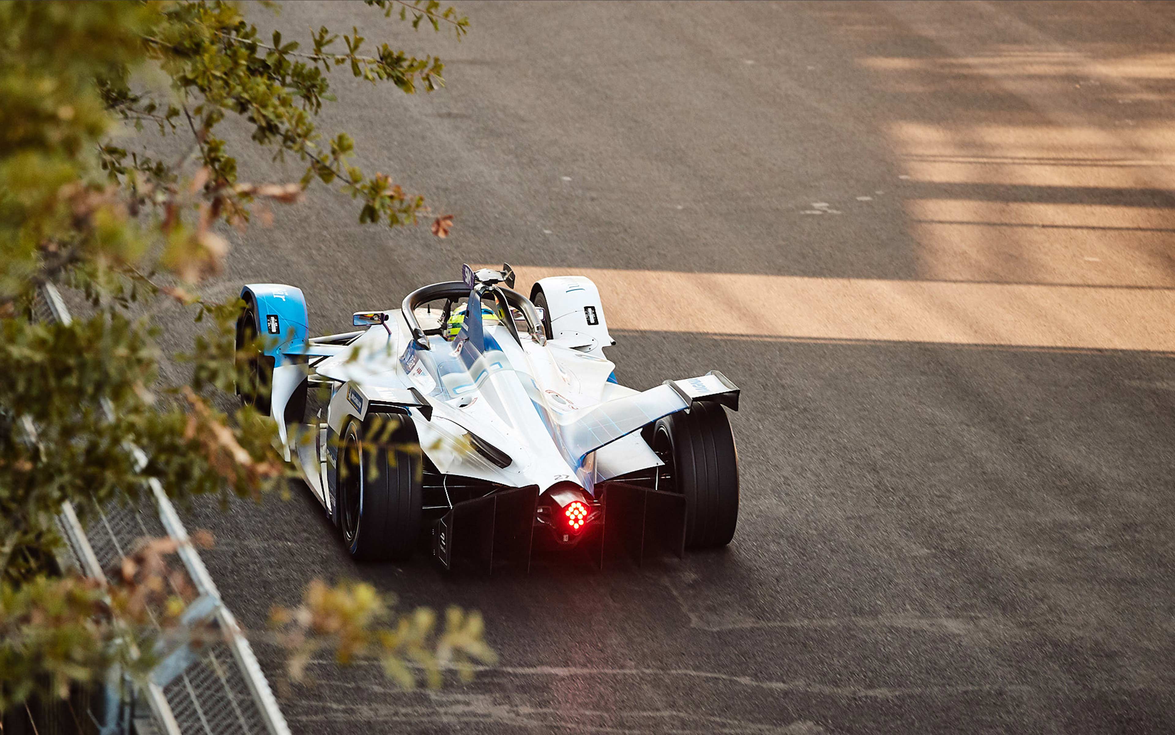 Rear View Of The Bmw Formula E Race Car Ife - Formula One - HD Wallpaper 