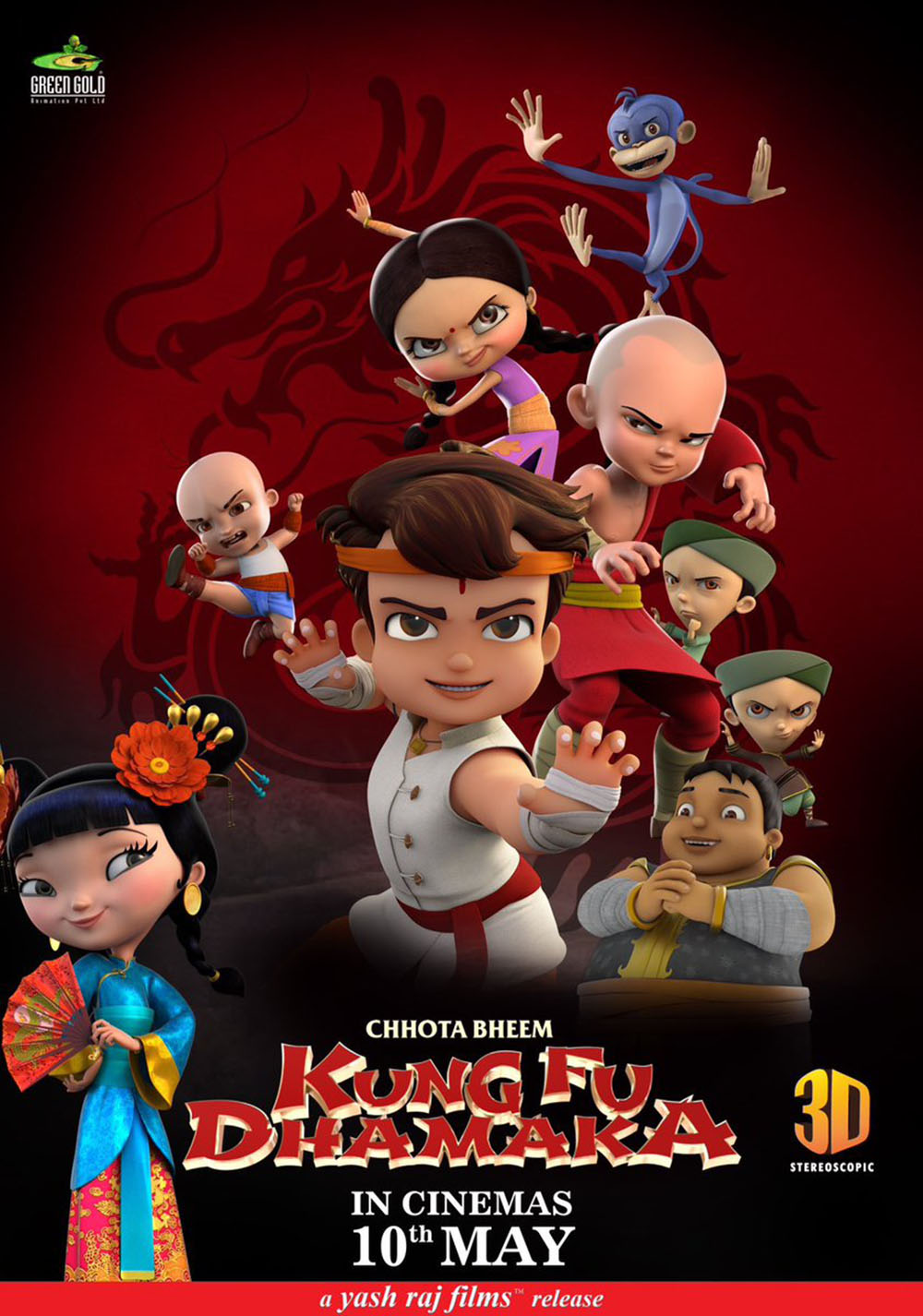 Chhota Bheem Kung Fu Full Movie Download Kung Fu - Chota Bheem Kung Fu Dhamaka - 1000x1426 Wallpaper - teahub.io