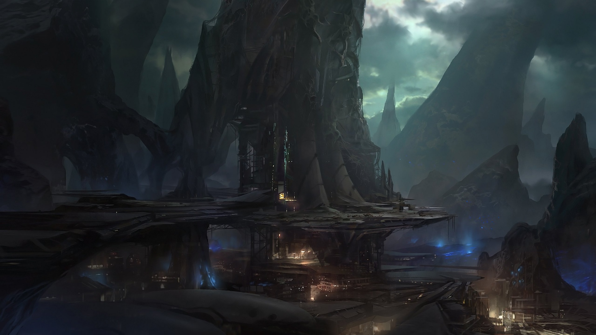 Prey Background Alien World Art 1920x1080 Wallpaper Teahub Io