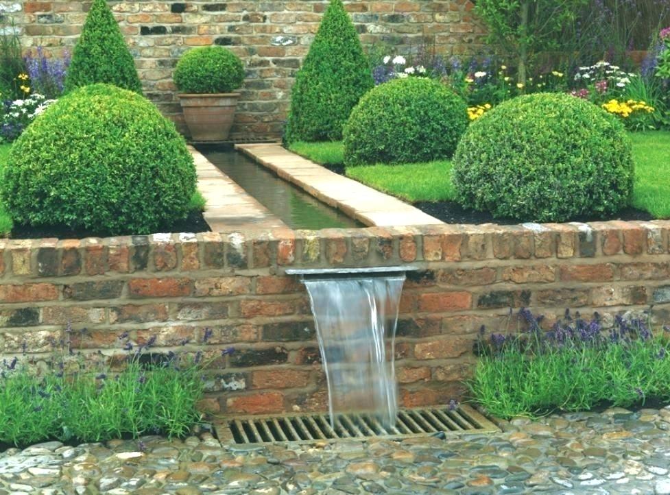 Garden Water Wall Water Feature Curved Garden Wall - Water Feature Channel - HD Wallpaper 