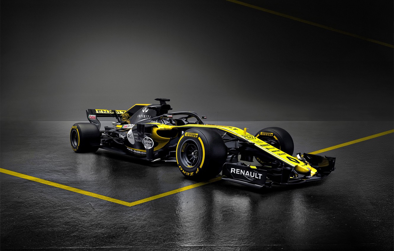 Photo Wallpaper Renault, Formula 1, The Car, Formula - New Renault F1 Car - HD Wallpaper 