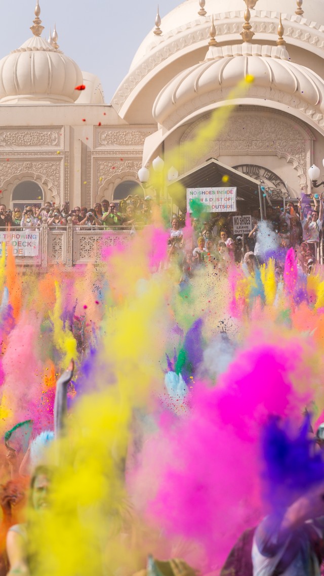 Holi Festival Of Colours, Indian Holiday, Spring, Life, - Festival Of Colour India - HD Wallpaper 