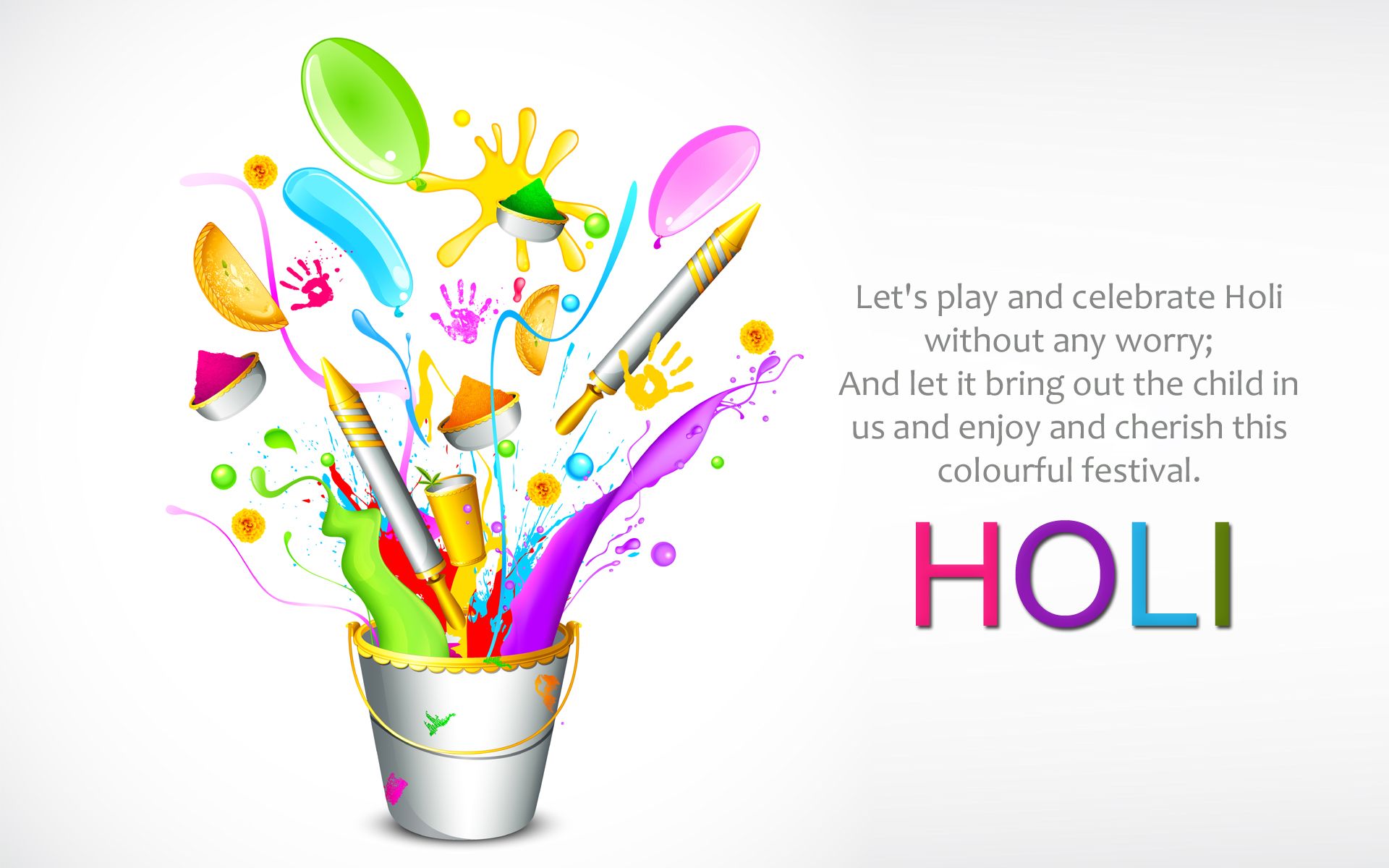 1080p Holi Images Full Hd - HD Wallpaper 