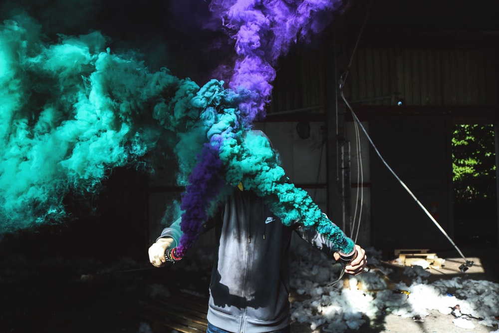Color Smoke Wallpaper Hd - HD Wallpaper 