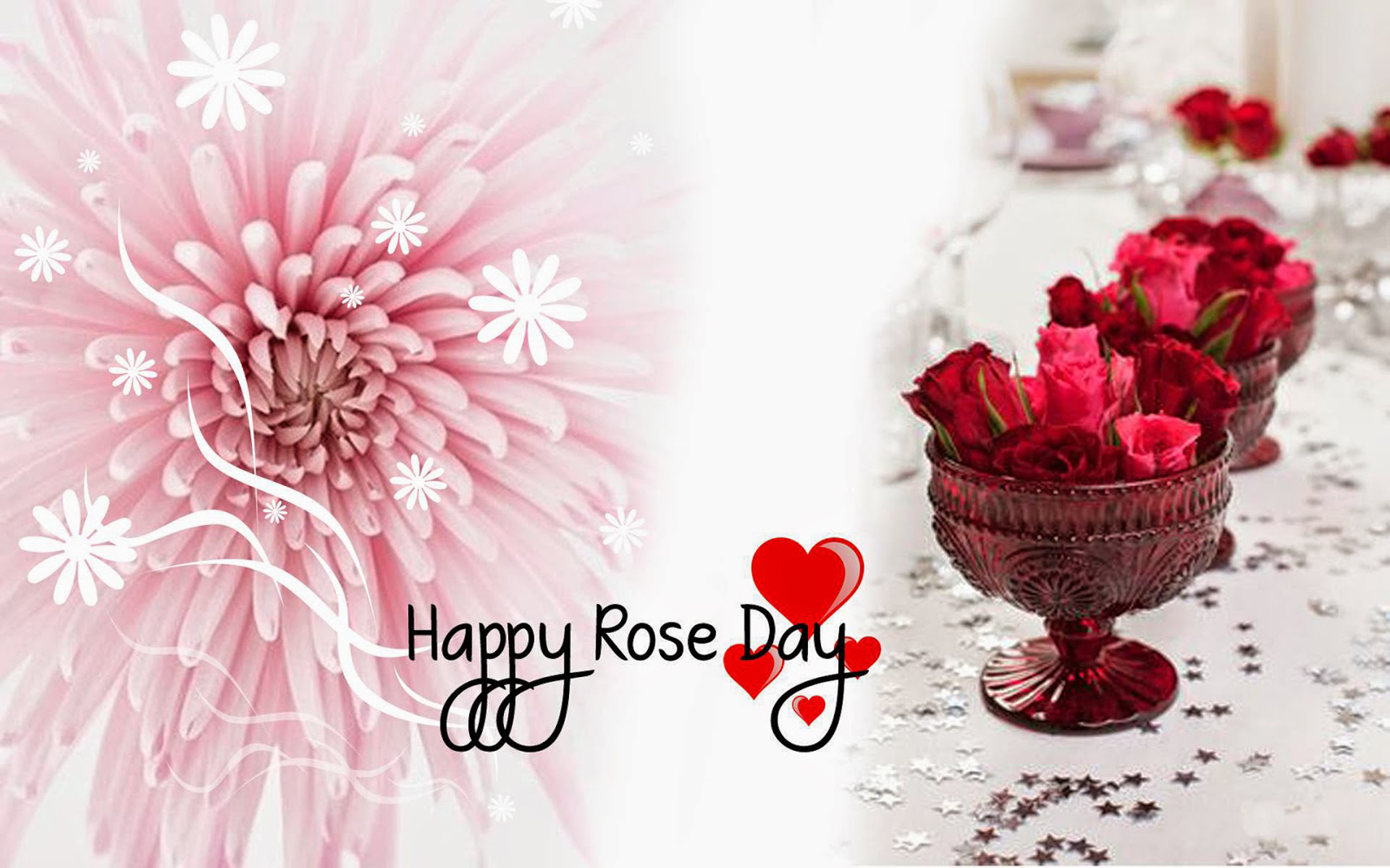 Happy Rose Day Hd - HD Wallpaper 