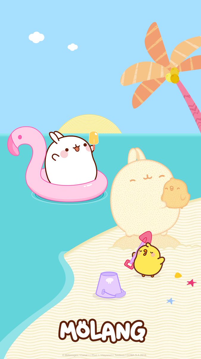 Molang And Piu Piu - HD Wallpaper 