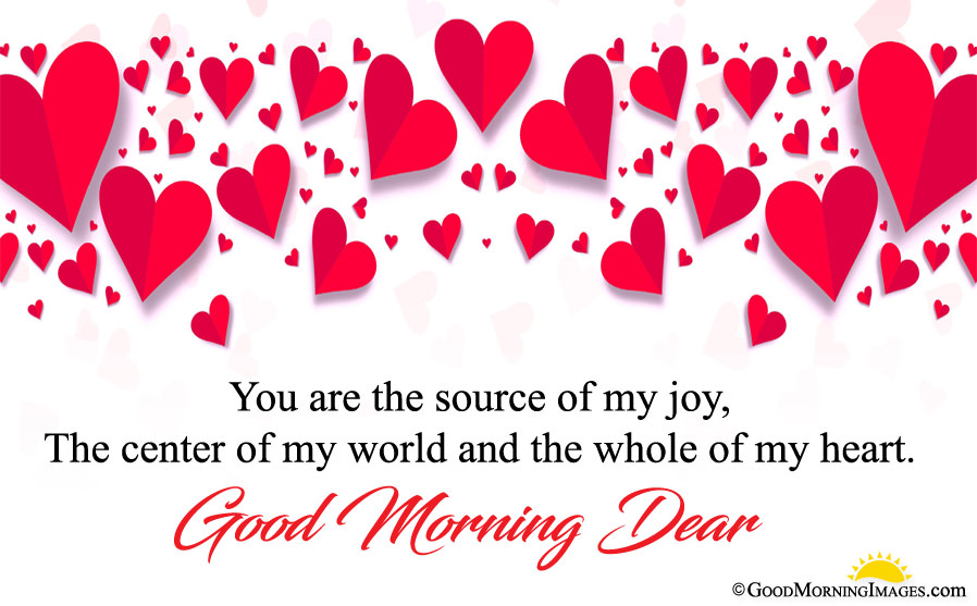 Full Hd Heart Wallpaper With Romantic Morning Wishes - Good Morning Wish To Gf - HD Wallpaper 