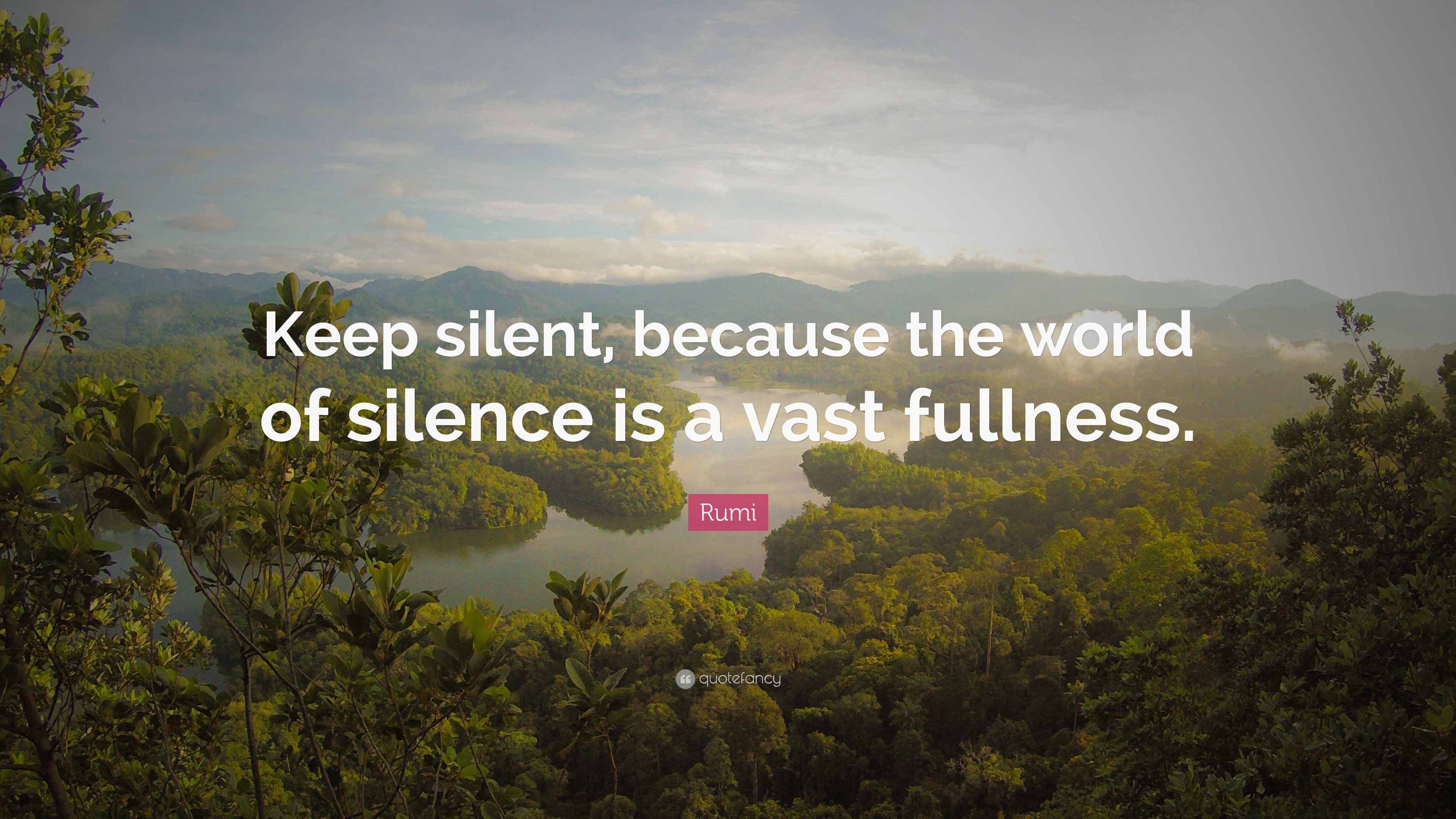 “keep Silent, Because The World Of Silence Is A Vast - You Cannot Change The World - HD Wallpaper 