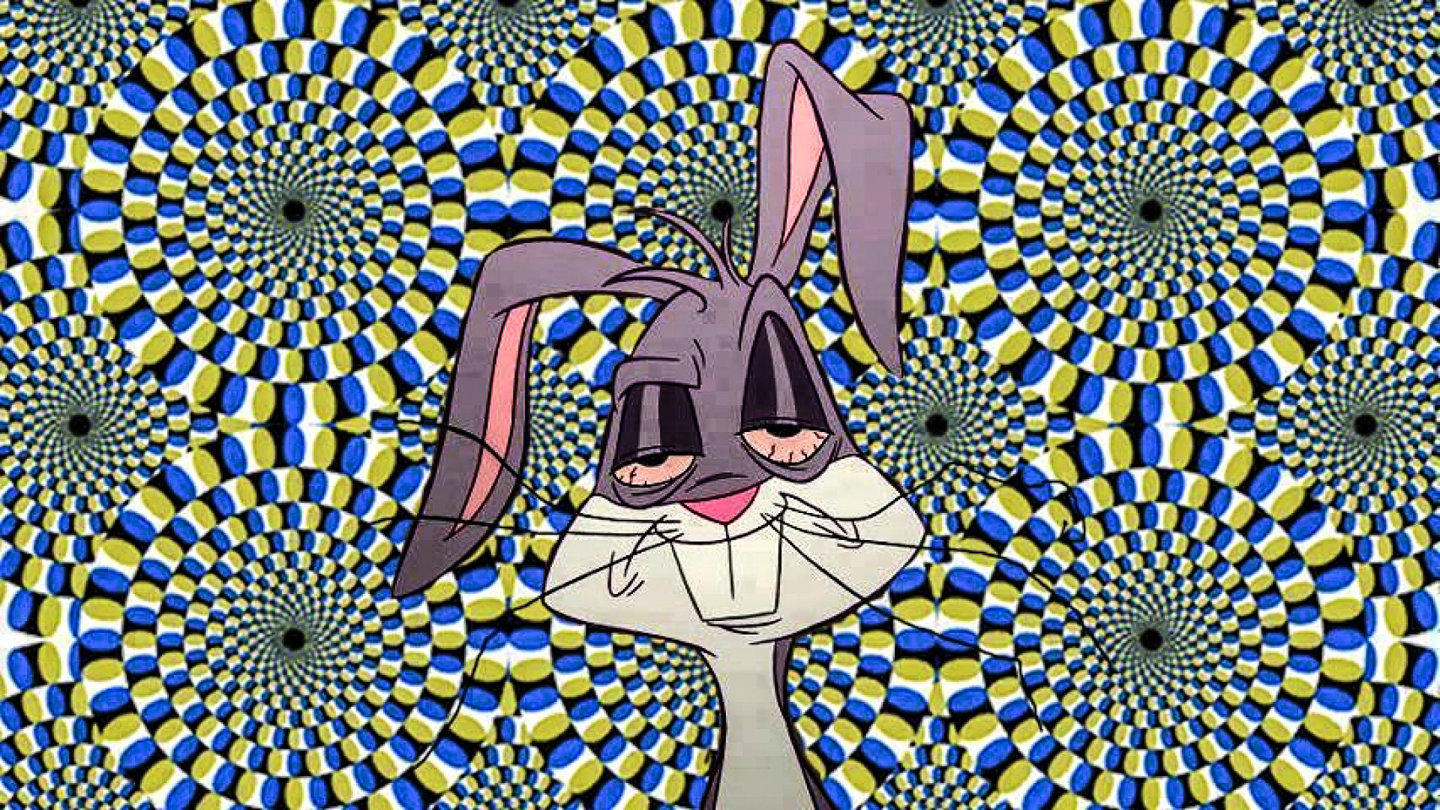 Bugs Bunny Optical Illusion - HD Wallpaper 