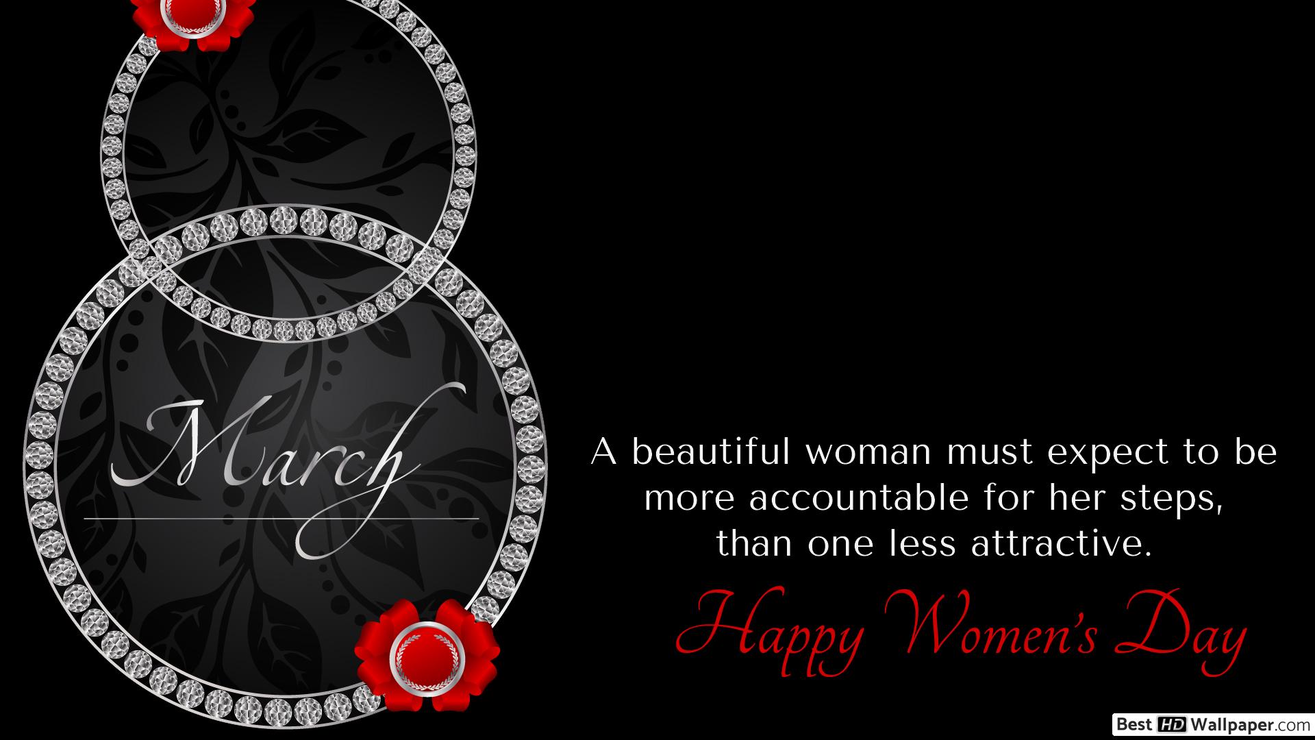 8 March Women's Day - HD Wallpaper 