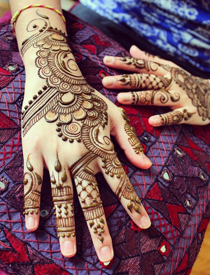 Mehndi Design Simple For Eid - Arabic Mehandi Designs 2019 - HD Wallpaper 