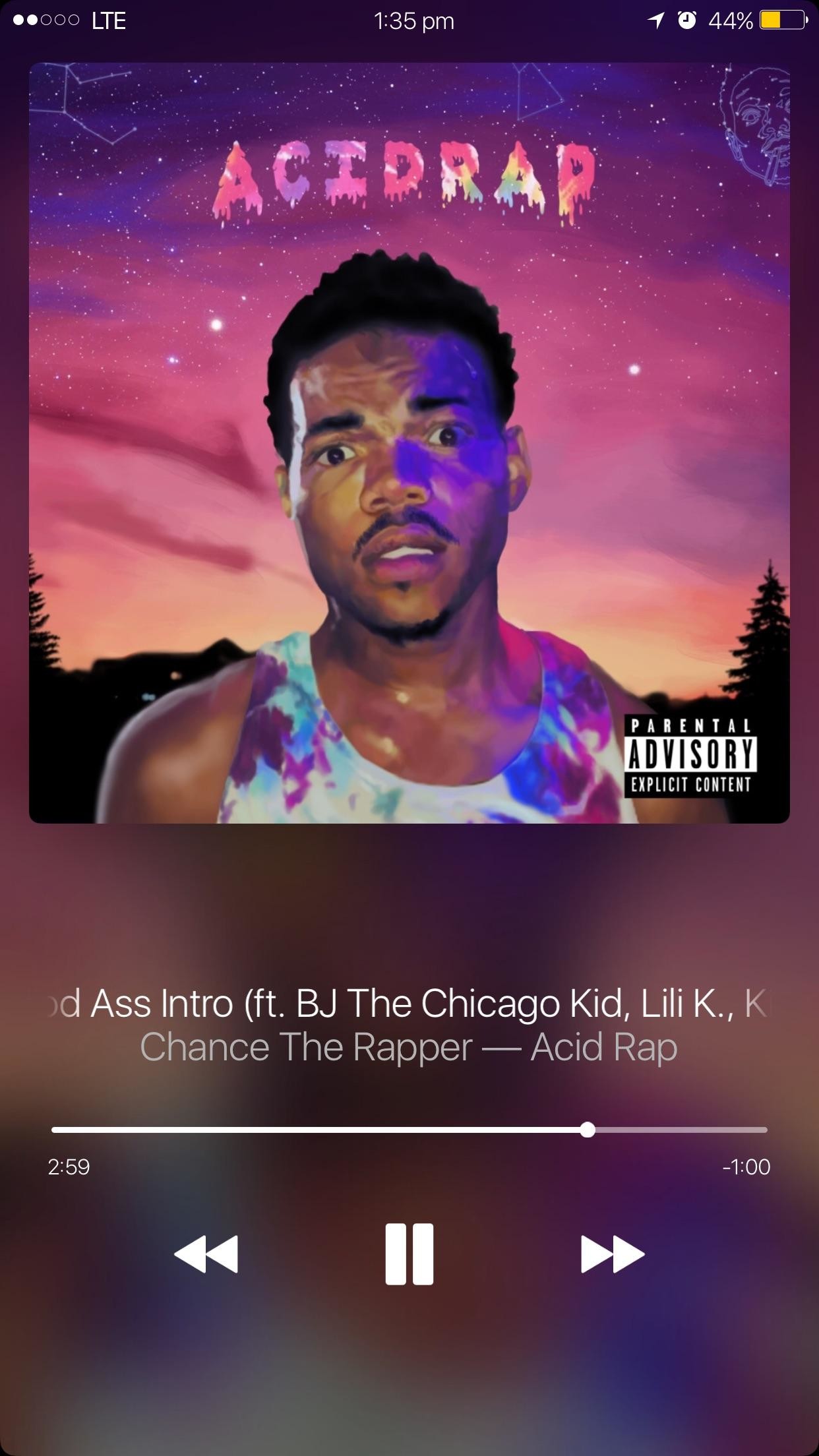 1242x2208, Request[request] Blurred Album Art As The - Chance The Rapper Acid Rap Hd - HD Wallpaper 