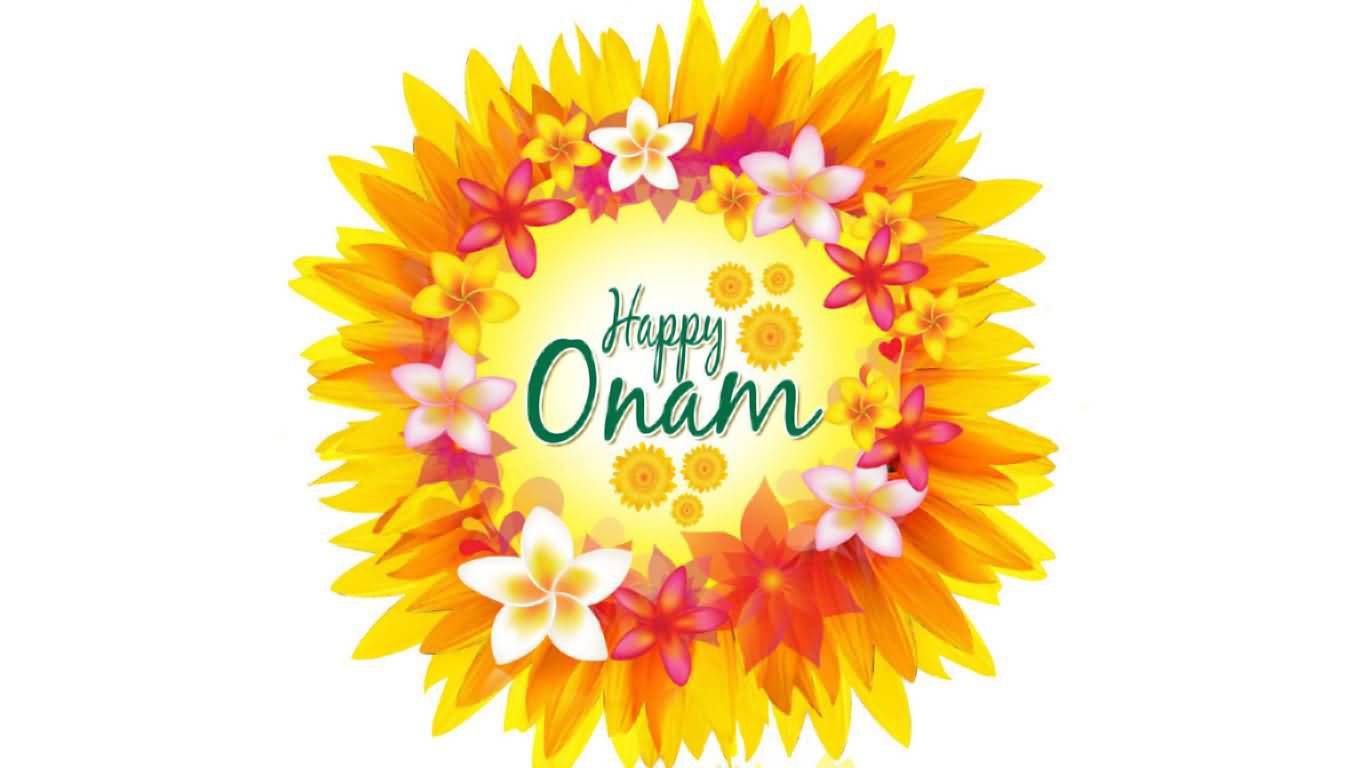 Happy Onam Flower Picture - Whatsapp Dp Happy Onam - HD Wallpaper 