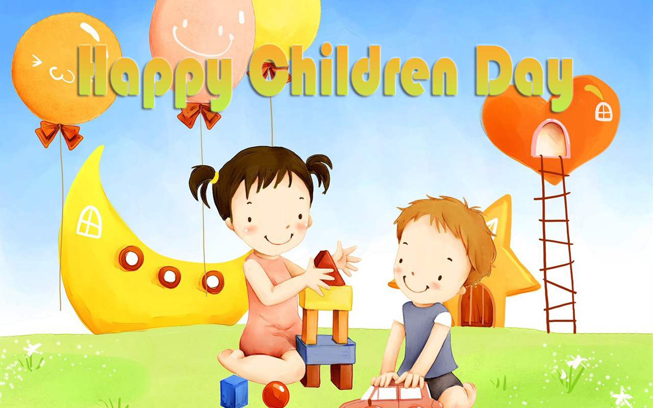 Children S Day Greetings And Hd Wallpapers - Happy Children Day Hd - HD Wallpaper 