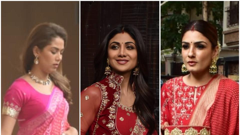 Shilpa Shetty Karwa Chauth - HD Wallpaper 
