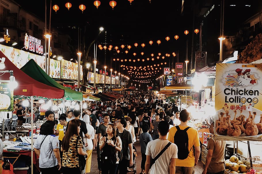 Bukit Bintang, Malaysia, Kuala Lumpur, Night Market, - Bazaar - HD Wallpaper 