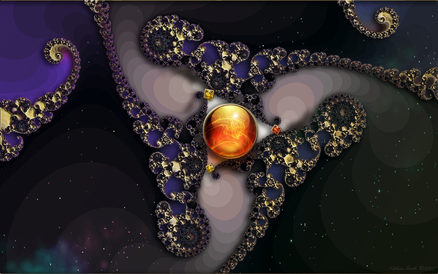 Wallpaper Abstracto Psicodelico - Fractal Art - HD Wallpaper 