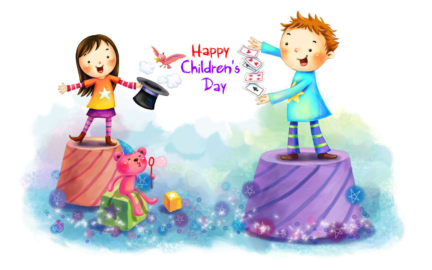 Happy Childrens Day Images, Hd Wallpapers, And Photos - Children's Day Hd -  1440x900 Wallpaper 