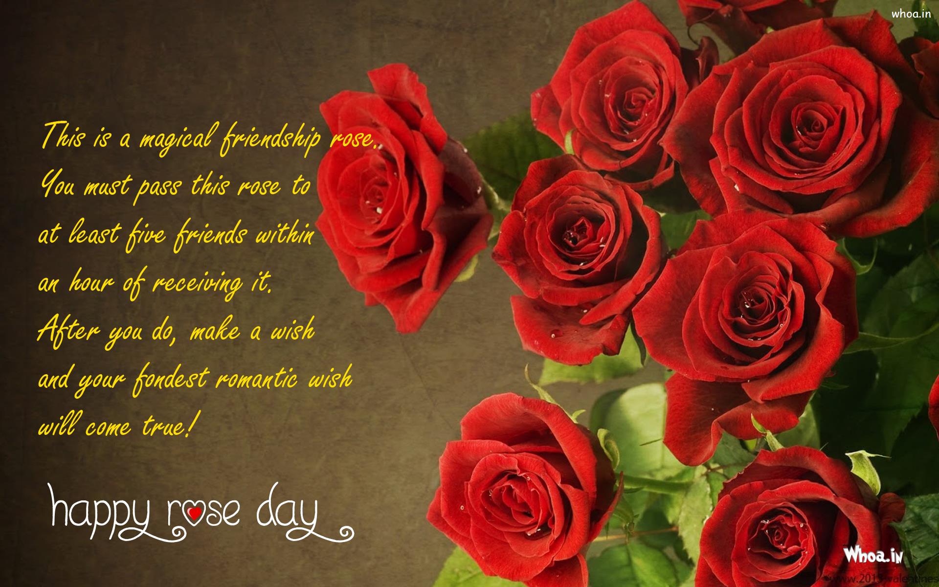 In Images Zone - Romantic Rose Day Quotes - HD Wallpaper 