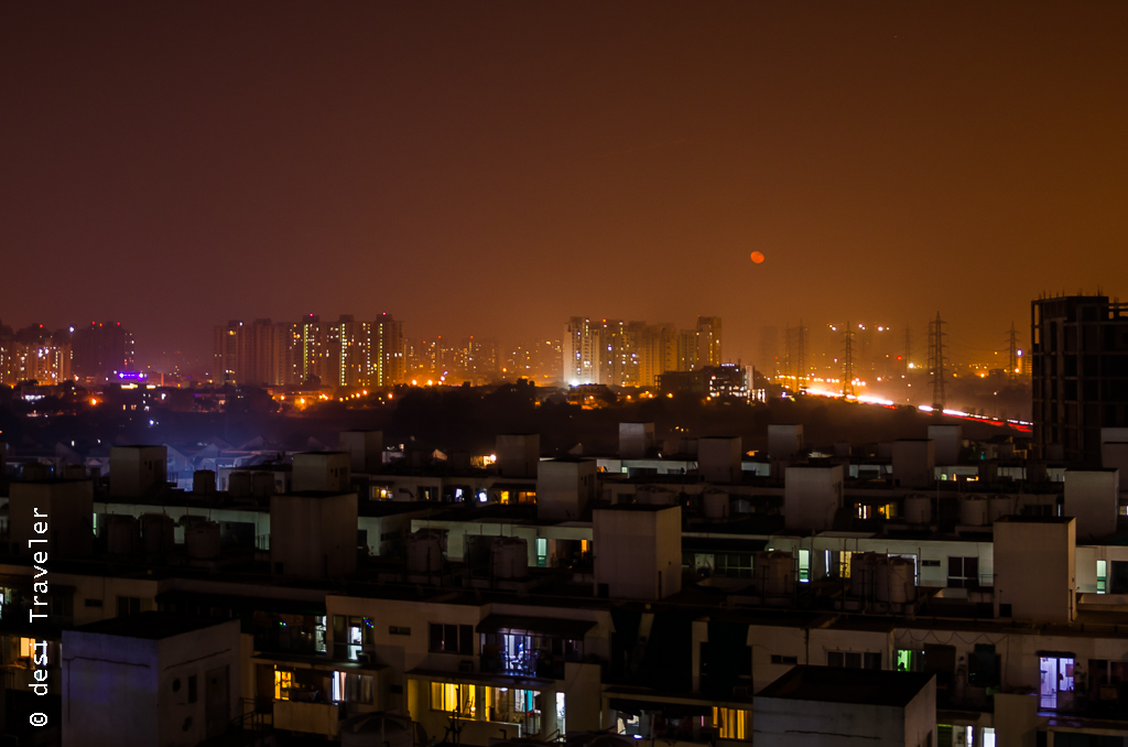 Karwa Chauth Moon - Cityscape - HD Wallpaper 