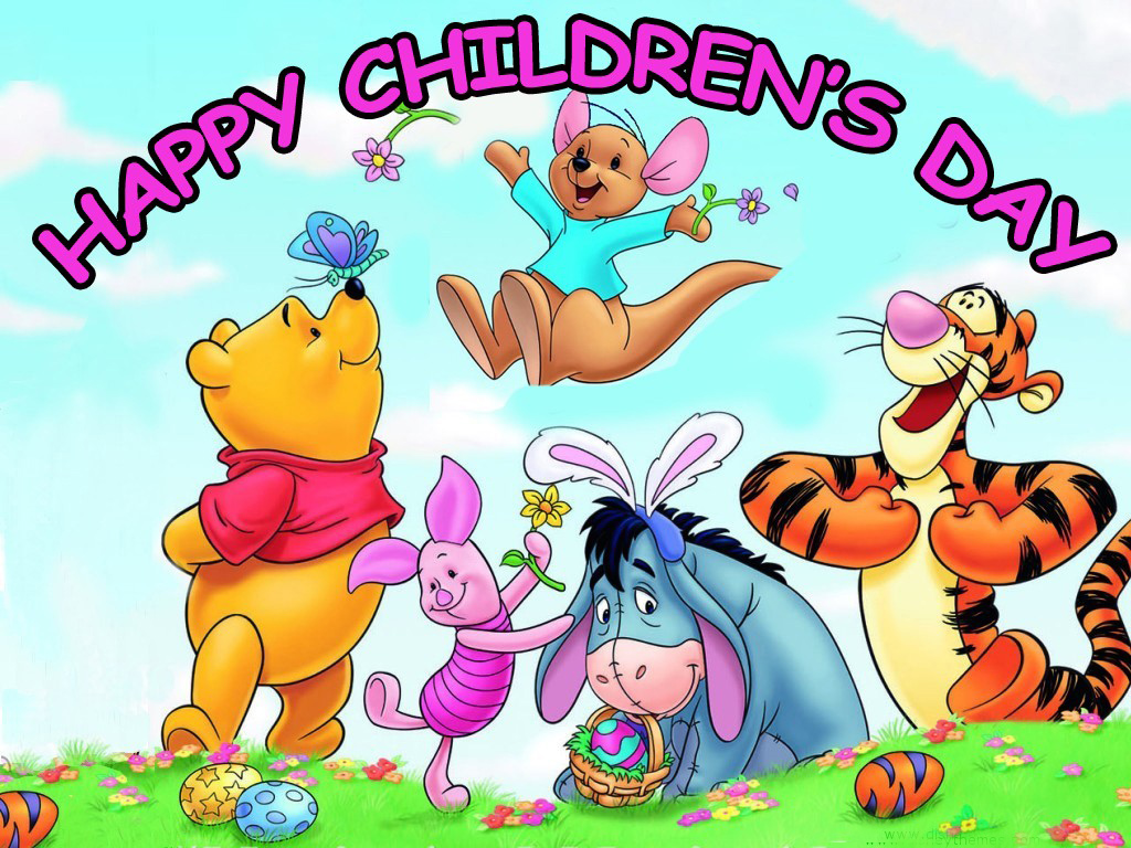 Happy Children's Day - 1024x768 Wallpaper 