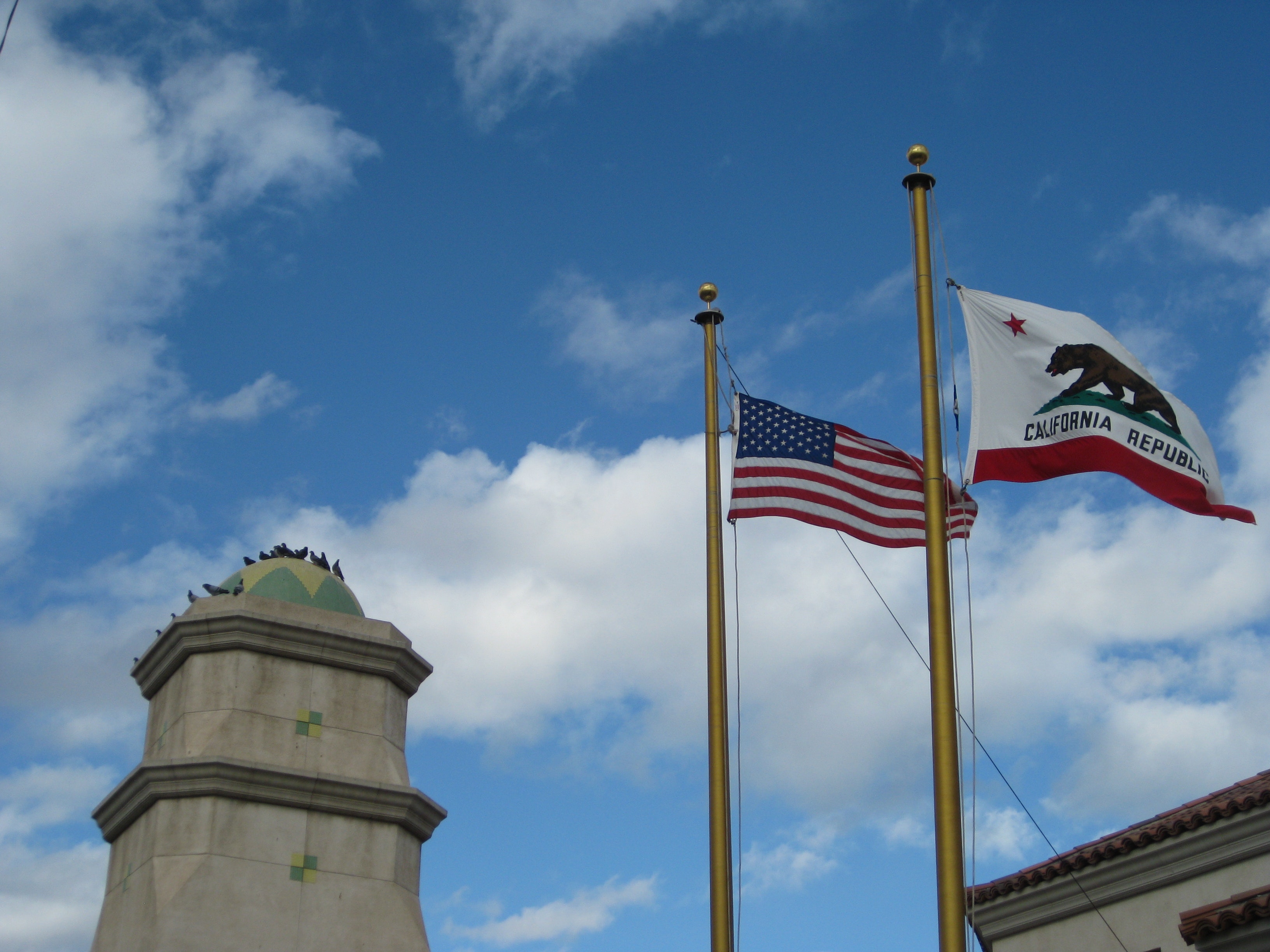 Bandeira California E Estados Unidos - HD Wallpaper 