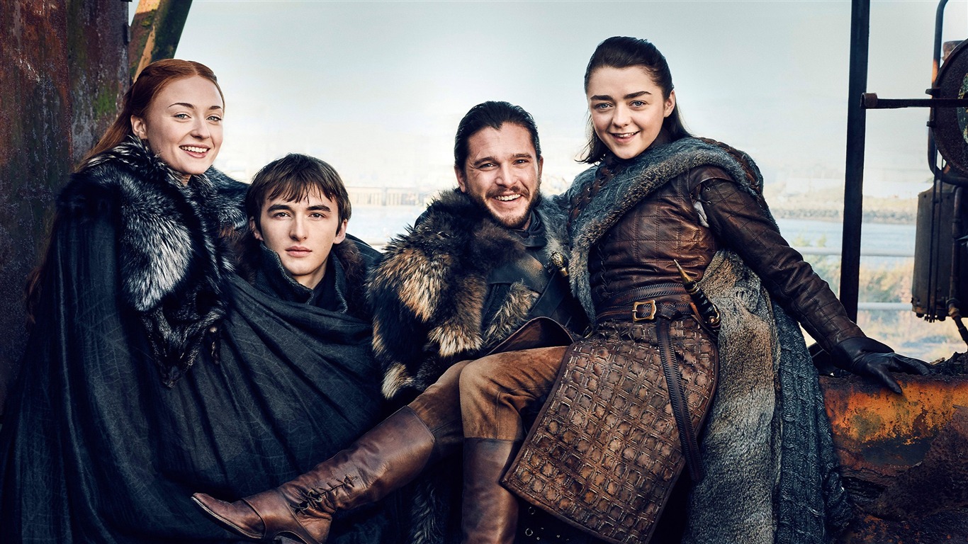 Starks Juego De Tronos Temporada 7-2017 Película Hd - Game Of Thrones Season 8 Starks - HD Wallpaper 