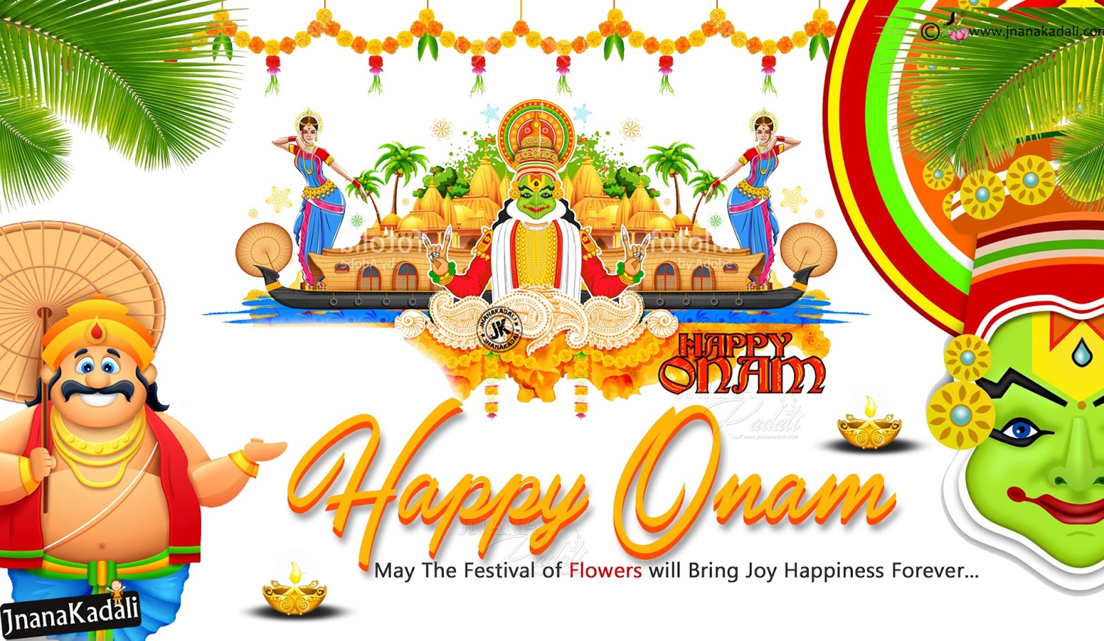 Happy Onam Greetings Wallpapers, Best Onam Greetings - Onam Wallpapers Free Download - HD Wallpaper 