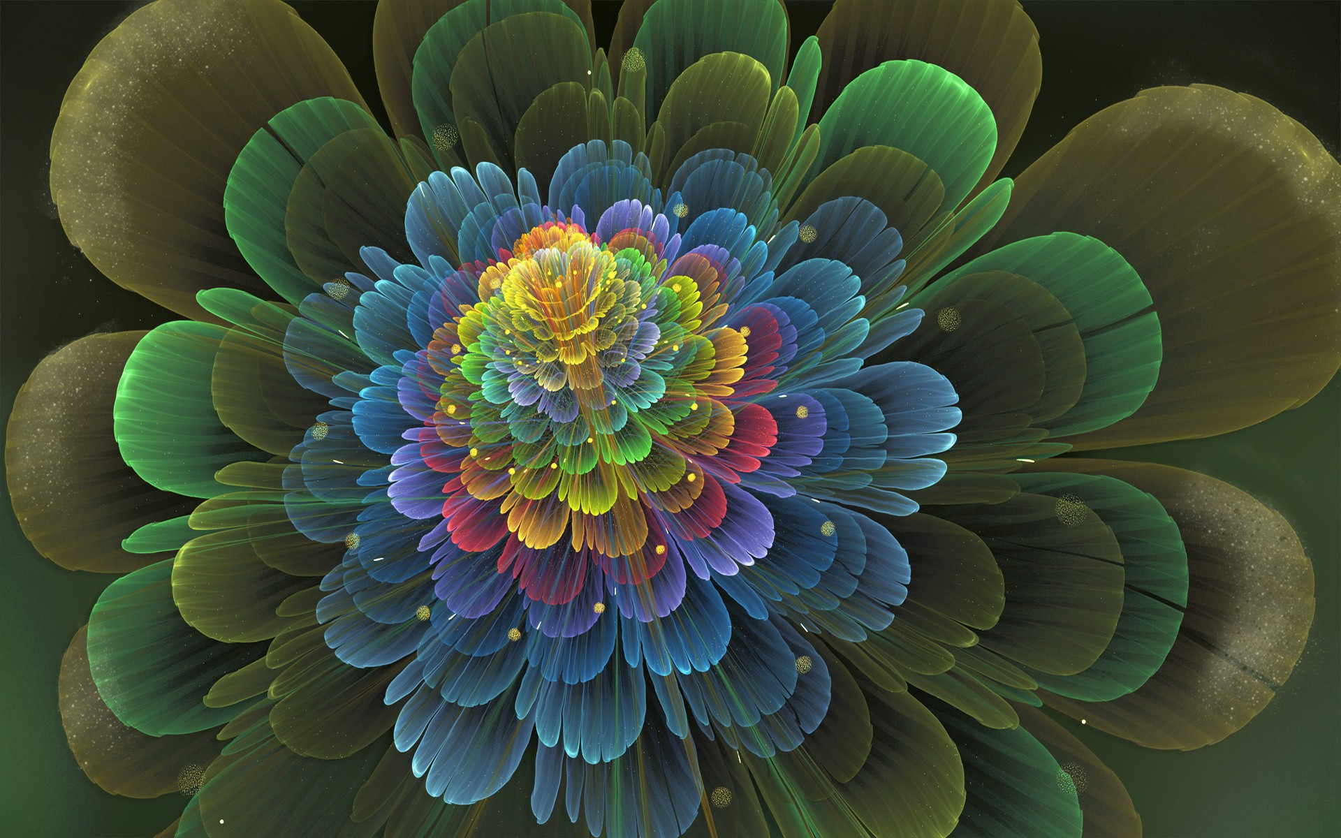 Free Wallpaper, Flowers, Art,android Background Images, - Fantasia Flower - HD Wallpaper 