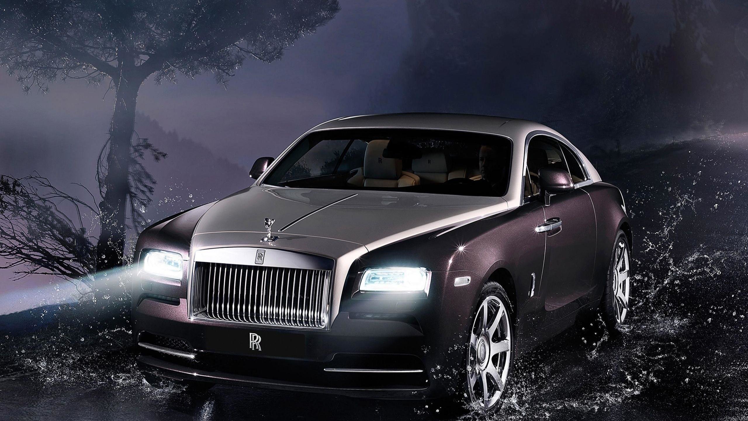 Free Rolls-royce Wraith High Quality Wallpaper Id - Rolls Royce Wraith Rain - HD Wallpaper 