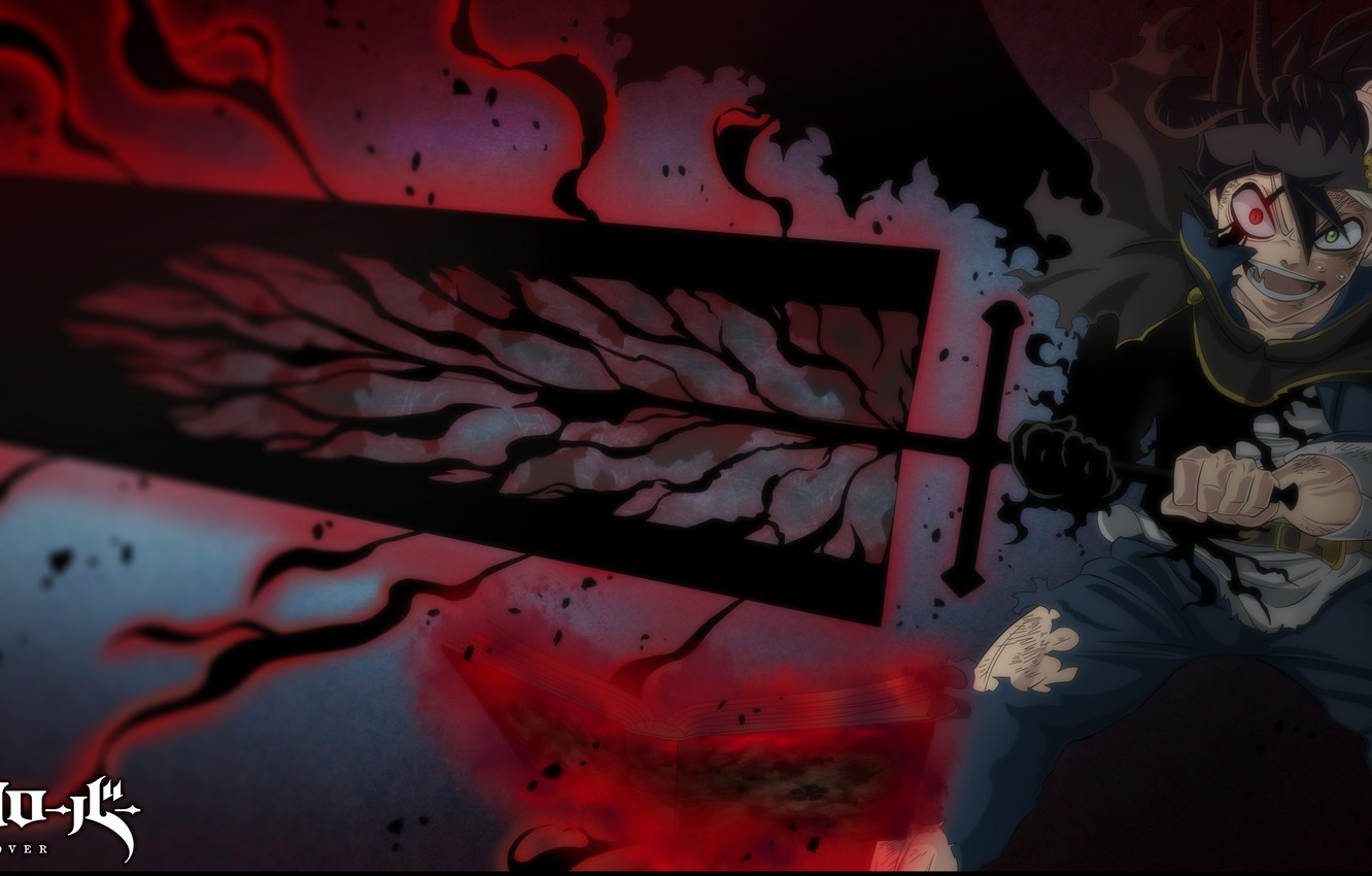 Photo Wallpaper Demon, Sword, Devil, Anime, Ken, Blade, - Black Clover Asta Demon - HD Wallpaper 