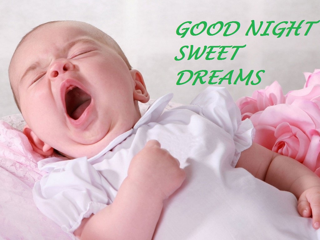 Good Night Cute Baby - HD Wallpaper 