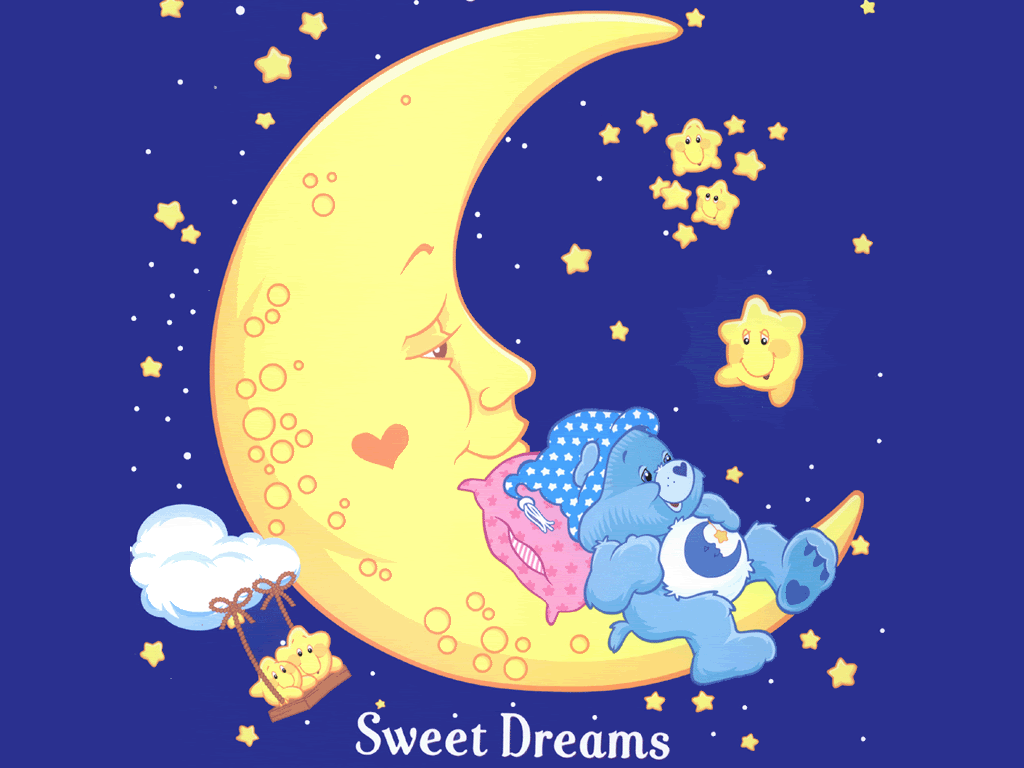 Download Animated Good Night Wallpapers Gallery - Care Bears Good Night - HD Wallpaper 