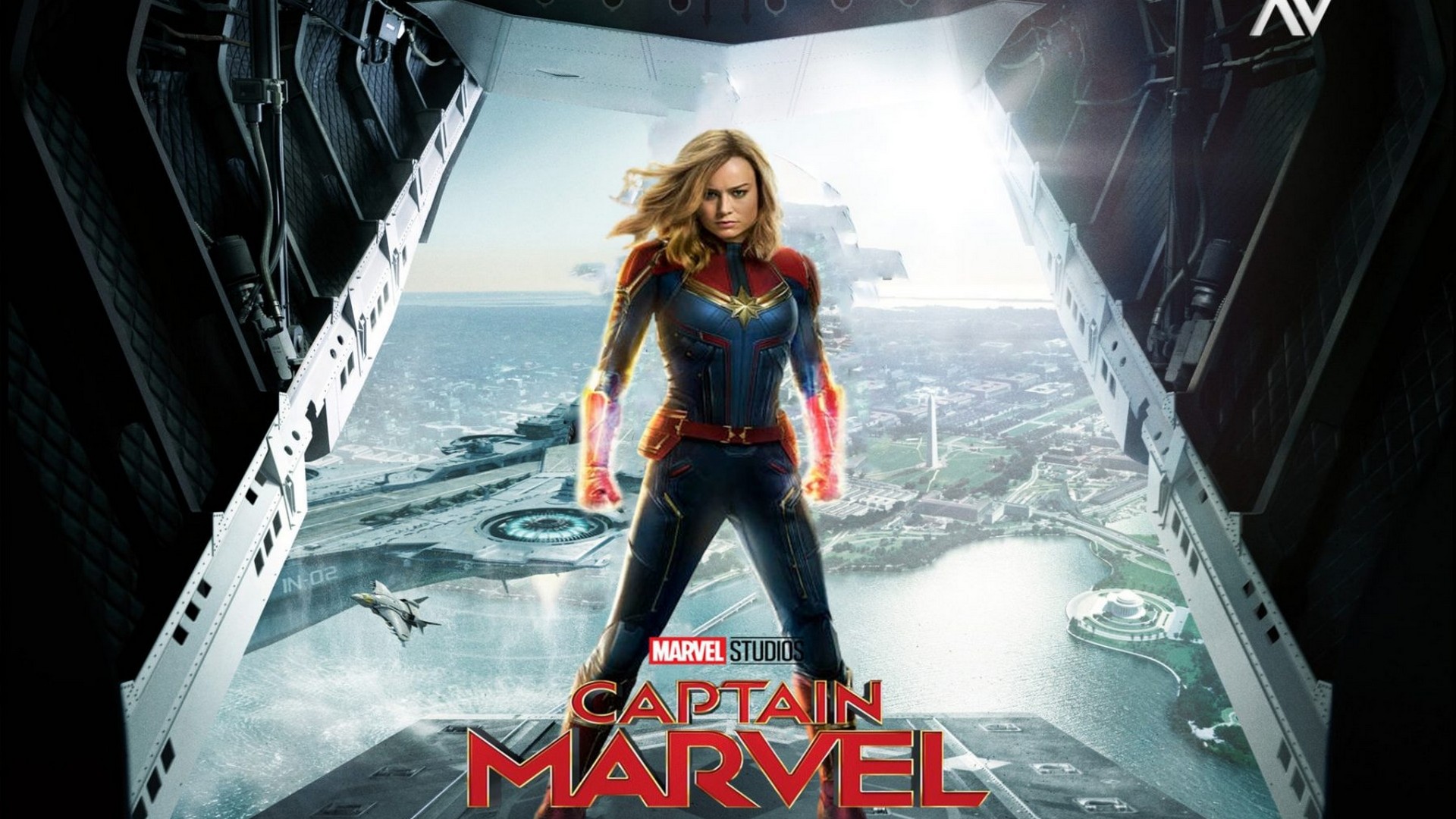 Captain Marvel Wallpaper For Desktop With High-resolution - Captain Marvel Wallpapers For Pc - HD Wallpaper 