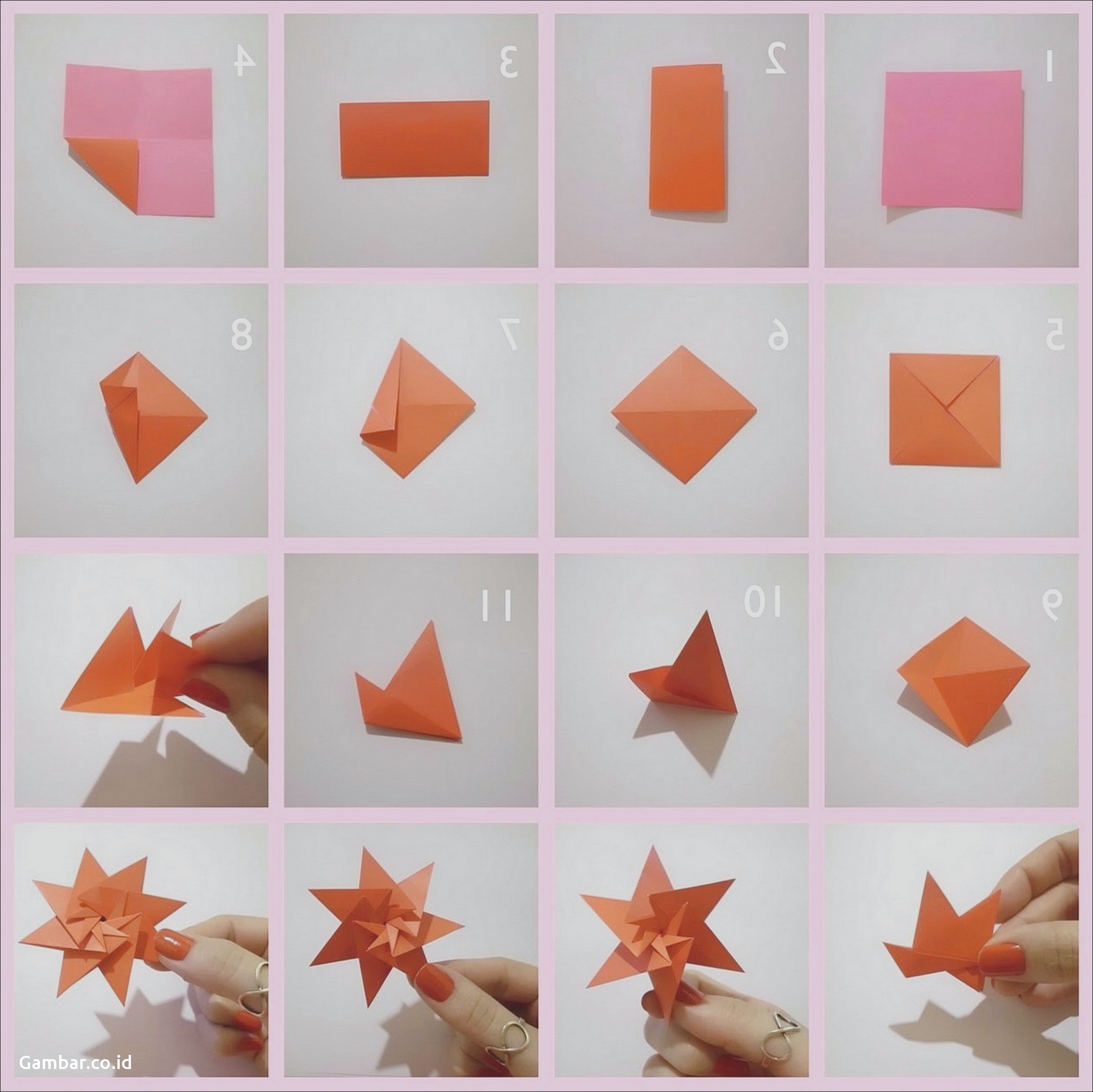 Cara Membuat Hiasan Dari Kertas Origami - HD Wallpaper 