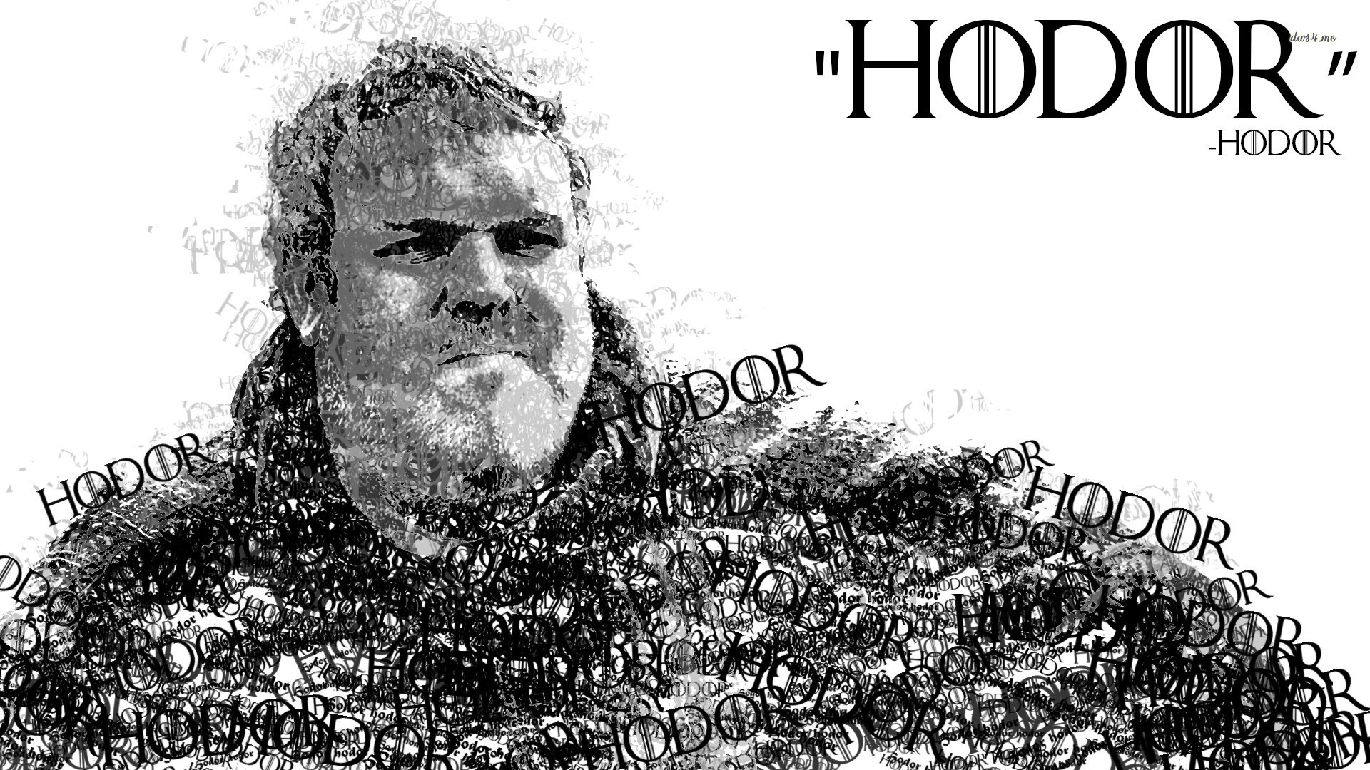 Game Of Thrones Quotes Hodor - HD Wallpaper 