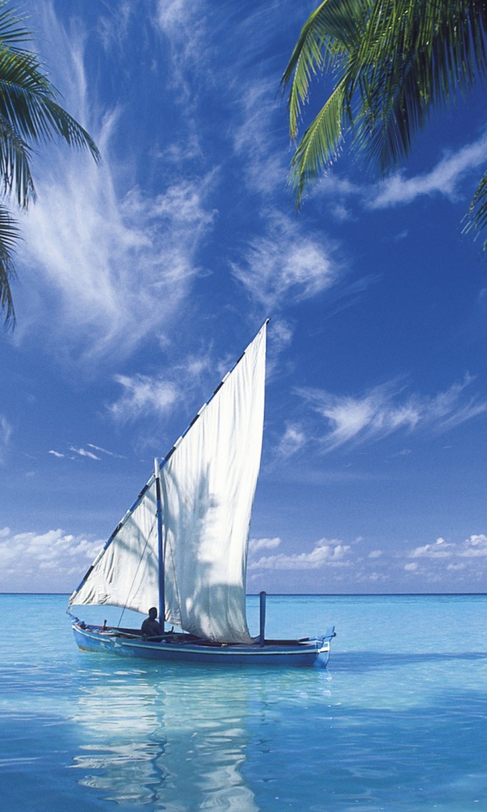 Iphone Wallpaper Sailboat - HD Wallpaper 